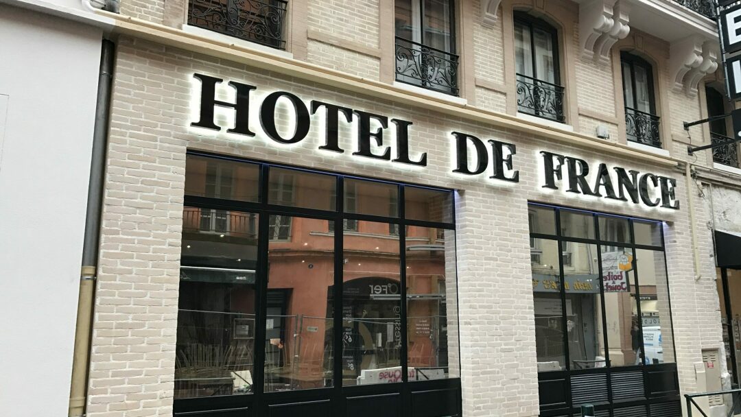 Enseigne Hôtel de France